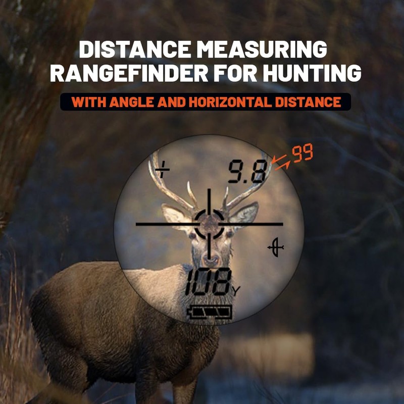 AOFAR Golf & Hunting Rangefinder GX-2S PRO Dual Mode Adjustable