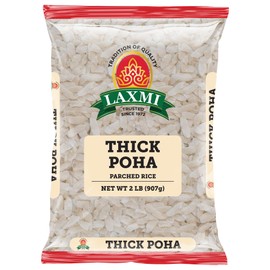 Laxmi Ready-To-Eat Flattened Thick Poha - 32oz