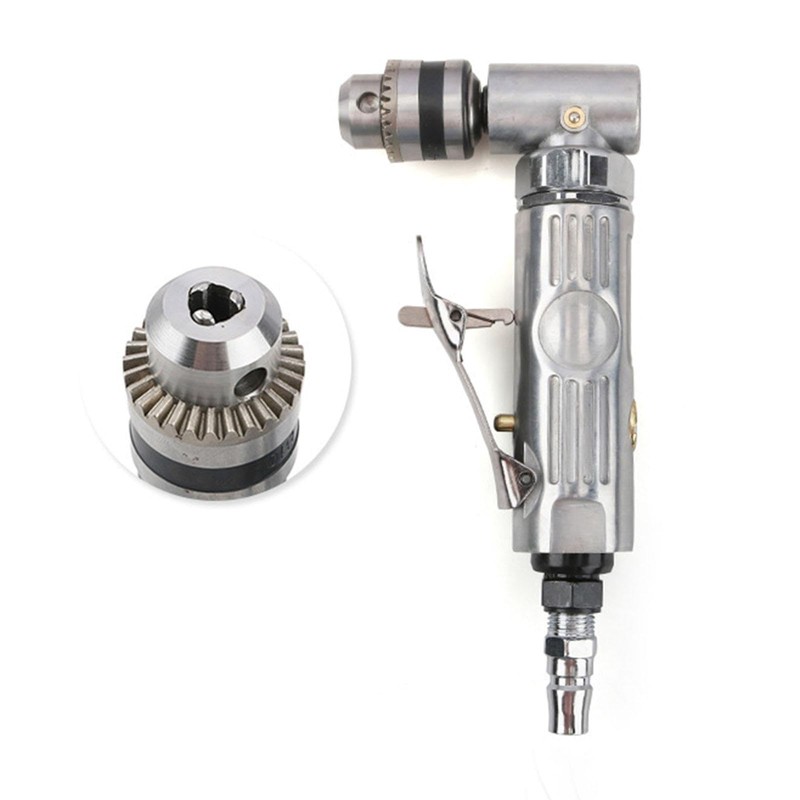 kokiya Air Power Drill 1/4inch Pneumatic Right Angle Drill Compact