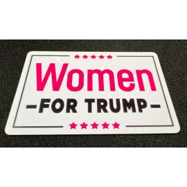 WOMEN FOR TRUMP ID Card Plastic MAGA USA