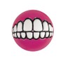 Rogz Grinz Fetch Treat Dispensing Ball Dog Toy Pink Small