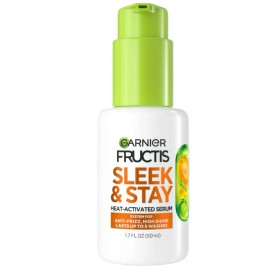 Garnier Fructis Sleek and Shine Sleek and Stay Hair Serum for Frizzy, 1.7 Fl Oz.