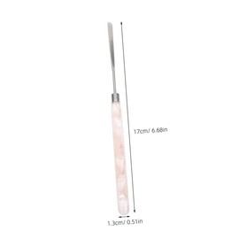 WOONEKY Foundation Applicator Set 2pcs Beauty Spatula for Smooth Application Mix and Tone for Salons Home