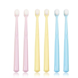 EasyHonor - Cepillo de dientes para niños y niños de 4 a 12 años de edad, cepillo de dientes extra suave con 10000 cerdas suaves para el cuidado de las encías de los niños (6 parques)