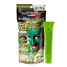 OTOKOKAKUMEI Samurai Green Direct Coating Pack, 1.4 oz (40 g), OK Green Pack, Domestic Uji Matcha, Pore Care
