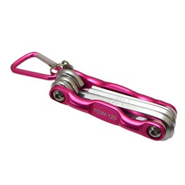 Takagi FDW-120 M&M Folding Wrench Hex Bar, Millimeter+Dr Set of 6