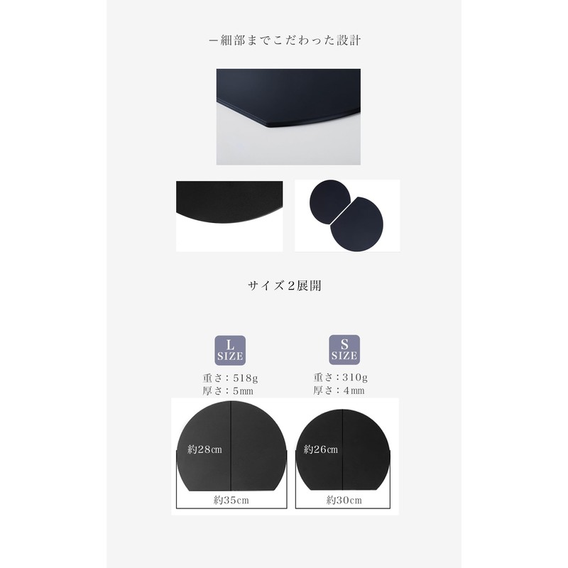 Cutting Board Round Elastomer D Type [99.9% Antibacterial x Heat