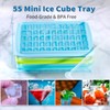 ARTLEO Ice Cube Tray with Lid and Bin for Freezer,