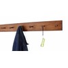 Cherry Shaker Peg Rack 4.5" Extra Wide (Mahogany, 18" x