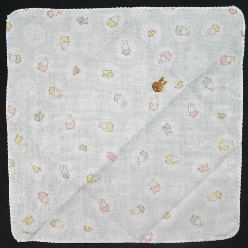 マルアイ ミッフィー 祝儀袋 出産祝い ガーゼ ハンカチ 金封 ブルー 1枚 キ-MY10B