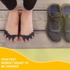 Threlaco 2 Pairs Adjustable Toe Separators for Men and Women,
