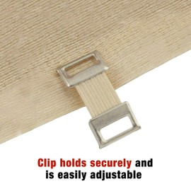 ACE 2 Inch Elastic Bandage with with Clips, Beige, Great for Wrist, Foot and More, 1 Count