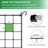 Gcrdplat Elastic Trellis Netting with 4 Hooks, 2X2FT Trellis Net