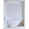 Made Black out Roman Blind Jasmin Embroidered Cream/White/Beige/Mocha/Gray 45/60/80/100/120/130 cm