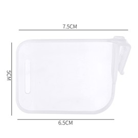 ERBO Pack of 8 Fridge Dividers, Fridge Room Divider, Drawer Divider for Fridge Side Door Home Restaurant Creative Kitchen Storage Plastic Plate Transparent