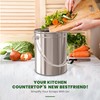 Utopia Kitchen Indoor Compost Bin Kitchen, Odorless Composting with Charcoal