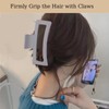 3 PCS Hair Clips for Women, Large Claw Clips, Plastic