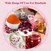 Rose Bud Tea Dried Red Rose,MQUPIN Rose Tea 100% Natural