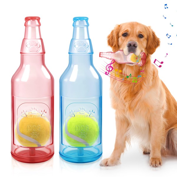 Shepinsky Squeaky Dog Toys, 2 Size Indestructible Dog Toys for
