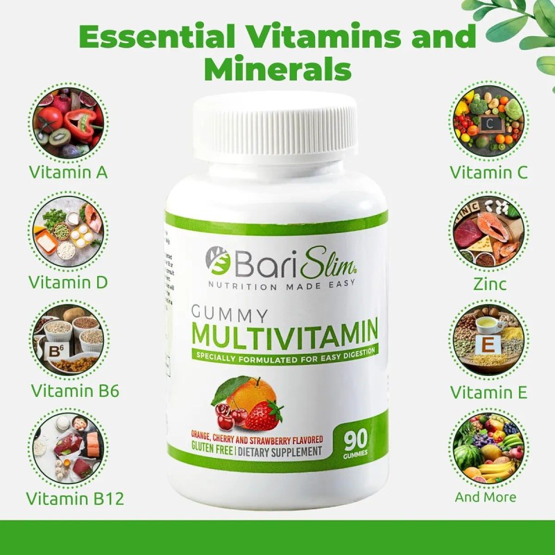 Multivitaminico Bariatrico Con 90 Gomitas Hecho En Usa