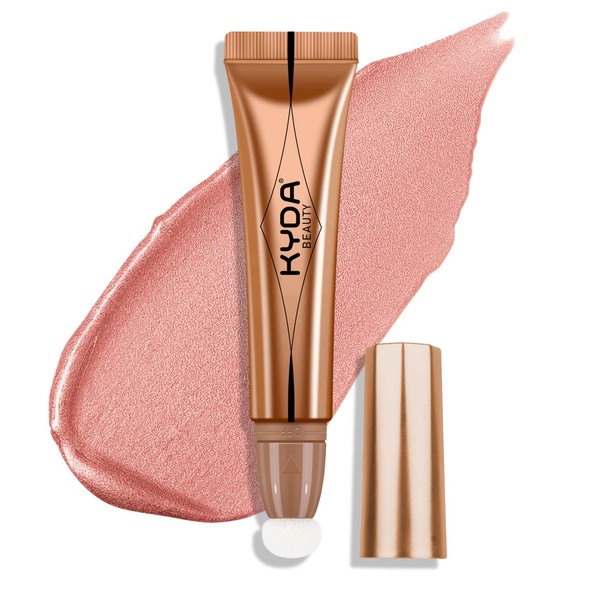 KYDA Blush Beauty Wand, Shimmer Face Blush with Cushion Applicator,