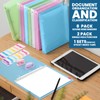 1 Inch Binders 3 Ring - 8 Pack, with Single