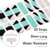 NAILOG Semi-Cured Gel Nail Strips, 20 Stickers, Extra-Long, Salon-Quality Nail