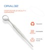 50 Pieces Dental Autoclavable Disposable Mouth Mirror White -ORAL32