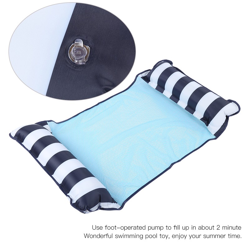 Foldable Dual Purpose Floating Bed Water Deck Chair Sofa Hammock