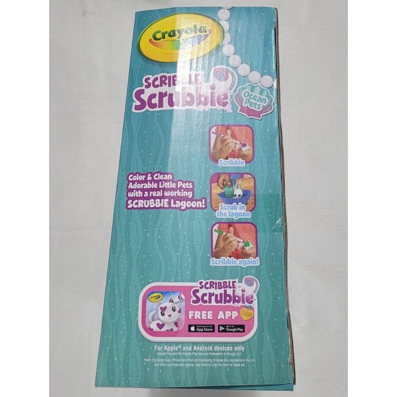 Crayola Blue Lagoon Playset Scribble Scrubbie Ocean Pets by Crayola,