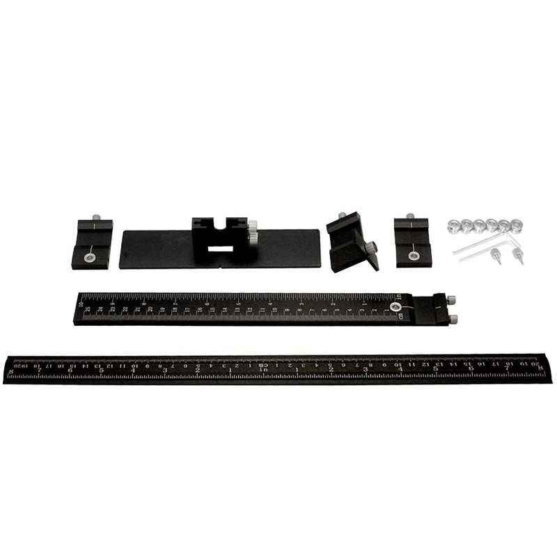 Joywayus Aluminum Alloy Cabinet Hardware Jig Drill Punch Locator Guide