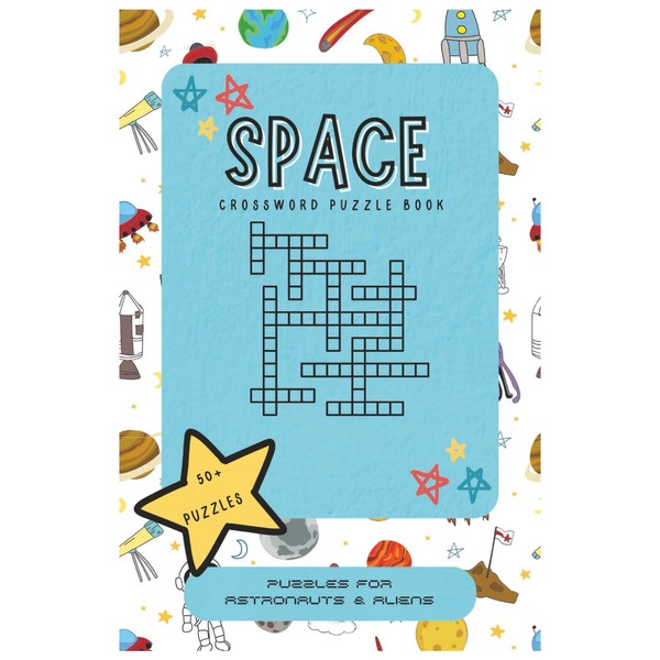 Space Crossword Puzzle: Crossword Puzzles with Easy to Read Print