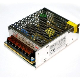 Universal Switching Power Supply Regulated Transformer IP20 DC12V LED Driver for LED Strip Light, CCTV Cameras & Etc (80W)