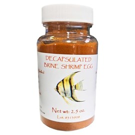 Decapsulated Brine Shrimp Eggs (Non-Hatching), 2.5 oz Jar