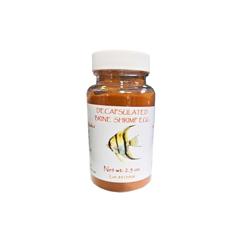 Decapsulated Brine Shrimp Eggs (Non-Hatching), 2.5 oz Jar