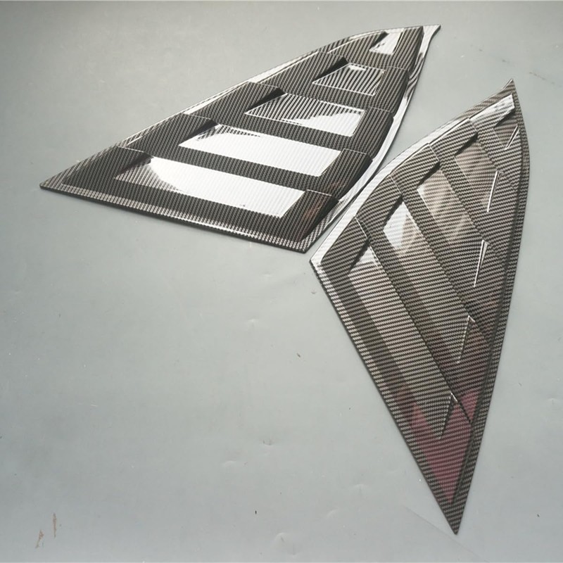 2X Sport Style Quarter Window Scoops Louvers for Honda Accord