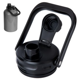 WIBOND Jug Lid for RTIC One Gallon and Half Gallon Jugs - Improved Replacement Lid, BPA Free, Leak-Proof, Wider Rubber Grip Thicker Steel and Better Gasket