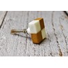 ARTISNO White Rectangular Marble Knob, Modern Cabinet Knob, Decorative Hardware,