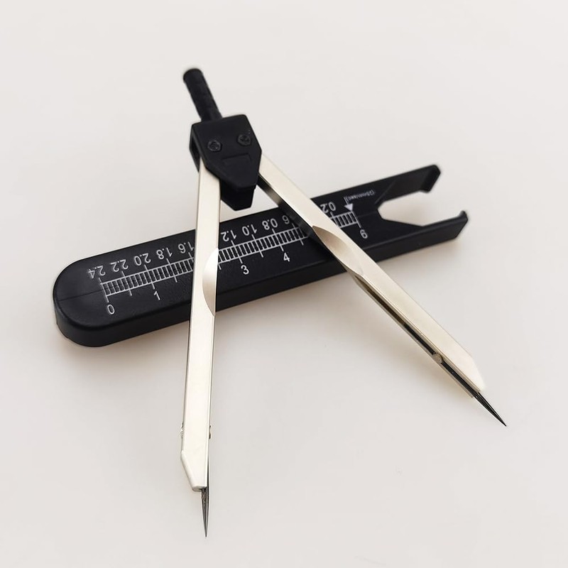 Airgoesin ECG EKG EMI Black Calipers Ruler Drafting Electrocardiogram Divider