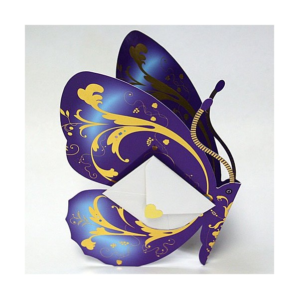 Special Delivery Cards - INDIGO (Butterfly)