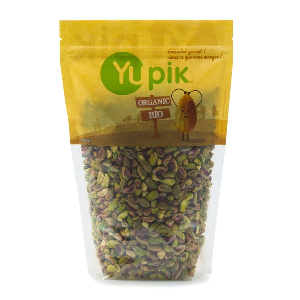 Yupik Nuts Organic Raw Pistachio Kernels, 2.2 lb, Non-GMO, Vegan, Gluten-Free