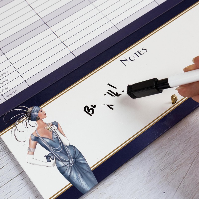 Claire Coxon Art Deco 2026 Family Organiser Wall Calendar |