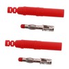 Alipis Safety Banana Male Plugs 4mm PVC Shell Heat Resistant