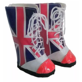 Unbranded SALE! United Kingdom British Union Jack Flag Boots fit American Girl Size Doll