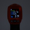 Infrared Thermometer Sound Light Alarm Color LCD Screen Non Contact