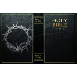 Fake Book Box - Small Safe Box with Combination Lock - Hidden Safe in Plain Sight - Diversion Safes - Secret Safes (Bible) (Large)