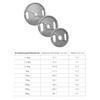POWER EXTREME Cast Iron Weight Plates with 2 Grip Holes,
