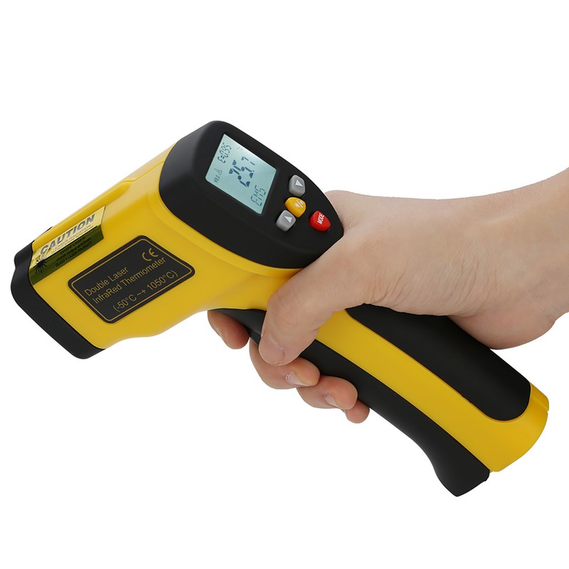 Handheld Digital Industrial Infrared Thermometer IR Laser Temperature Gun Tester