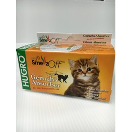 SmellzOff Geruchsabsorber für die Katzentoilette, 2er Set von Hugro