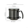Vietnamese Coffee Filter, Stainless Steel Coffee Mocha Dropper, Coffee Dripper